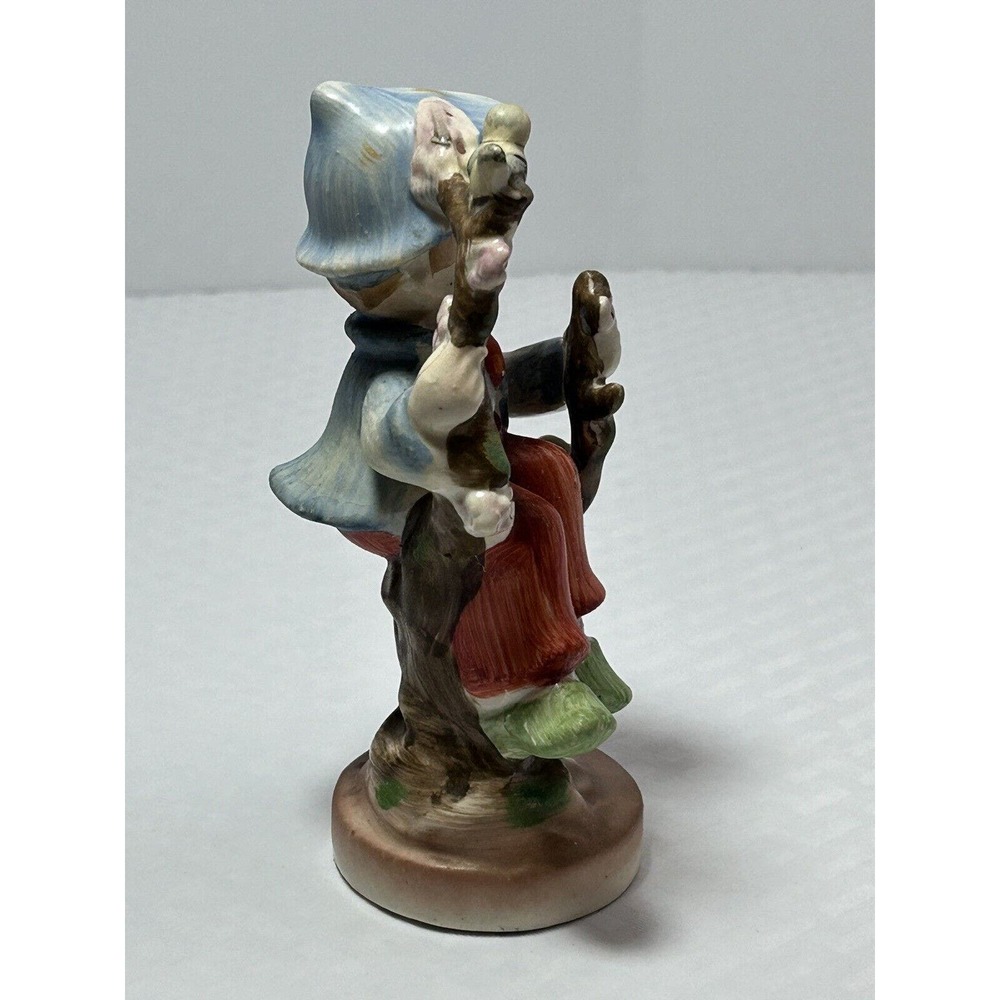 Vintage Sphinx Japan Ceramic Handpainted Little‎ Boy In A Tree Figurine - Picture 4 of 15